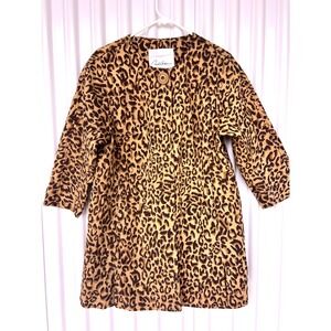 Carol Anderson by Invitation Leopard Print Lightweight Jacket Women's Size M
